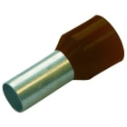 HAUPA - Aderendhülse 10mm² L=12mm isoliert braun verzinnt