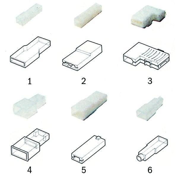 HAUPA - Isolierhülse Form 6 PVC 2,8 mm