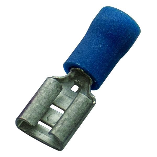 HAUPA - Flachsteckhülse blau isoliert 1,5-2,5/6,3x0,8 PVC