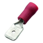HAUPA - Flachstecker rot isoliert 0,5-1,0/6,3x0,8 PVC