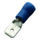 HAUPA - Flachstecker blau isoliert 1,5-2,5/6,3x0,8 PVC