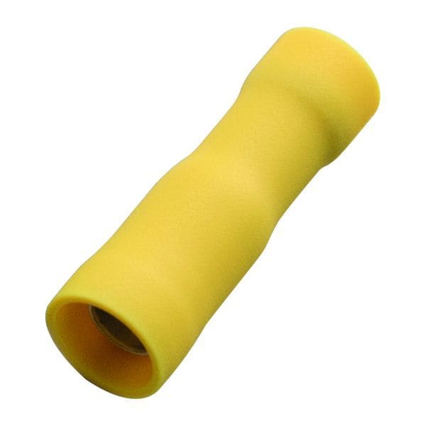 HAUPA - Rundsteckhülsen gelb isoliert 4,0-6,0/5 mm PVC