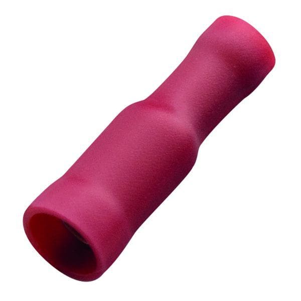 HAUPA - Rundsteckhülsen rot isoliert 0,5-1,0/4 mm PVC