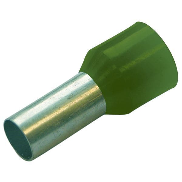 HAUPA - Aderendhülse 50mm² L=20mm isoliert oliv verzinnt