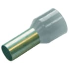 HAUPA - Aderendhülse 0,75mm² L=8mm isoliert grau verzinnt