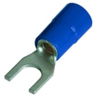 HAUPA - Quetschkabelschuh Gabel isoliert 16 M6 PVC