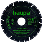 HAUPA - Diamanttrennscheibe für Metall 115 mm