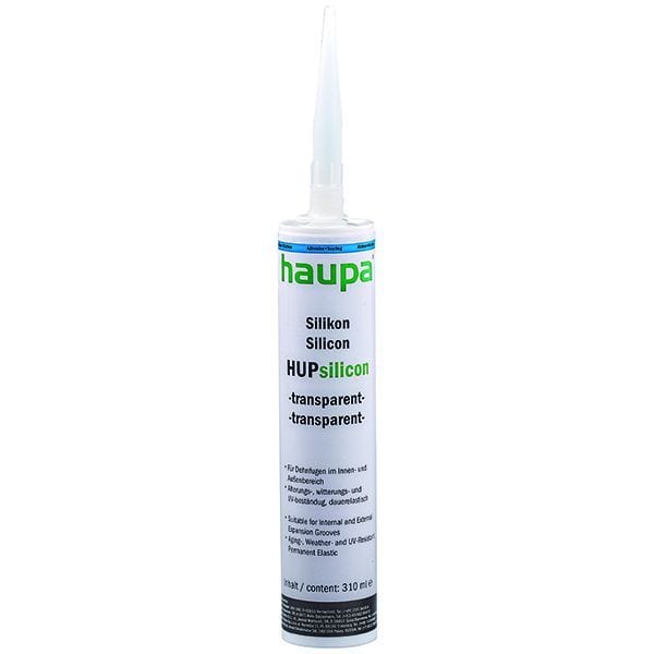 HAUPA - Profi Silikon transparent ''HUPsilicon'' Kartusche 310 ml