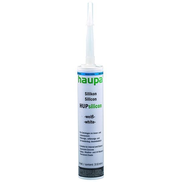 HAUPA - Profi Silikon weiss ''HUPsilicon'' Kartusche 310 ml