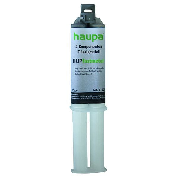 HAUPA - 2K Flüssigmetall ''HUPfastmetal'' Doppelspritze 25 g