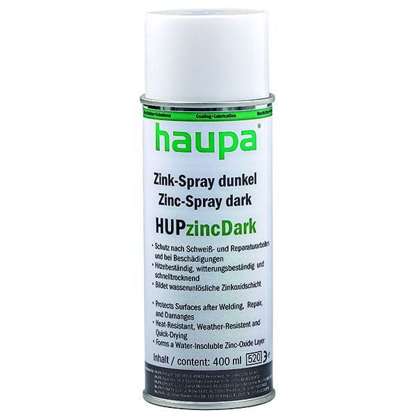 HAUPA - Zink-Spray dunkel ''HUPzincDark'' Aerosol 400 ml