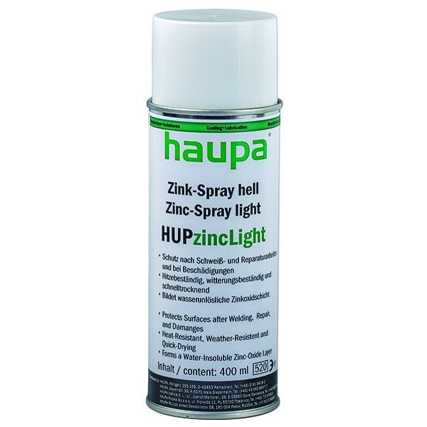 HAUPA - Zink-Spray hell ''HUPzincLight'' Aerosol 400 ml