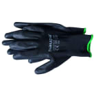 HAUPA - PU-Textil-Handschuh schwarz Gr. 9