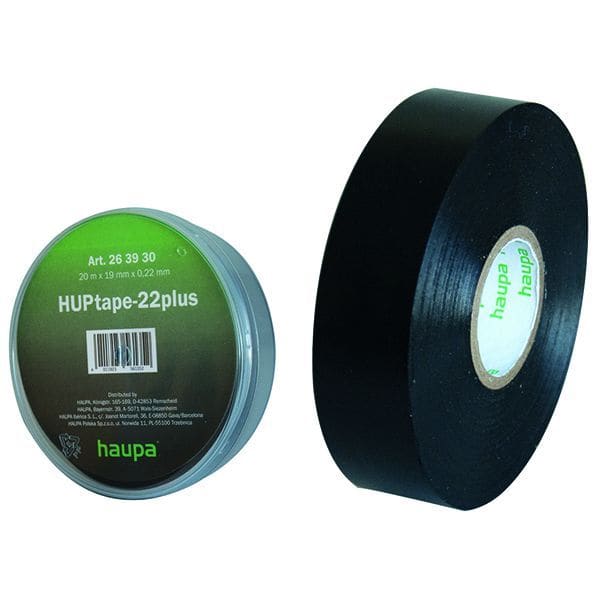 HAUPA - Isolierband kältebeständig 19 mm x 20 m schwarz