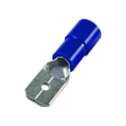 HAUPA - Flachstecker blau isoliert 1,5-2,5/6,3x0,8 PC