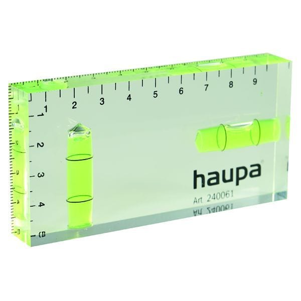 HAUPA - Acryl-Wasserwaage 100 x 50 x 15 mm