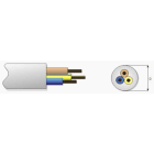 HEIRU - PVC-Schlauchleitung H03VV-F (YML) 3G0,75 SW Heiru Pfand SP50m