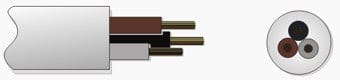 HEIRU - PVC-Schlauchleitung H03VV-F (YML) 2X0,75 WS Heiru Pfand SP50m