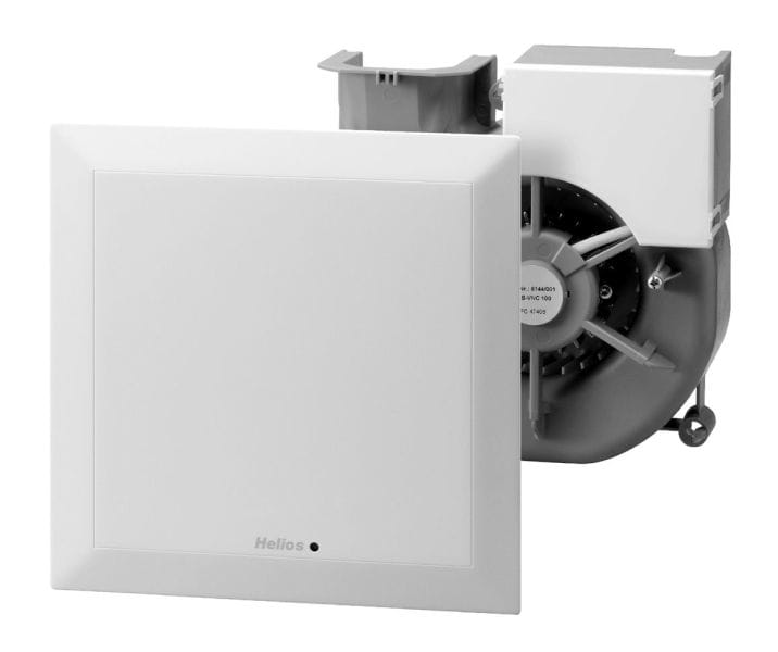 HELIOS - Ventilatoreins. m Fassade Nachlauf und 2 Leistungsstufen