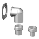 HELIOS - WC-Anbindungsset Winkel+Stufenstutzen+Verschlussdeckel