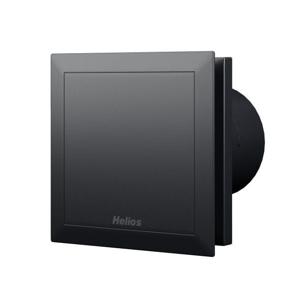 HELIOS - Kleinlüfter MiniVent 2St. 90/75m³/h Nachlaufeinst. schwarz
