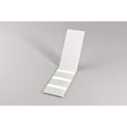 HELLERMANNTYTON - Selbstlaminierende Etiketten für manuelle Beschriftung Typ 1402 25,40x25,40x152,40 mm weiß/transparent