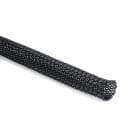 HELLERMANNTYTON - Polyester Geflechtschlauch schwarz, Spenderbox, PET, Nennmaß 25mm