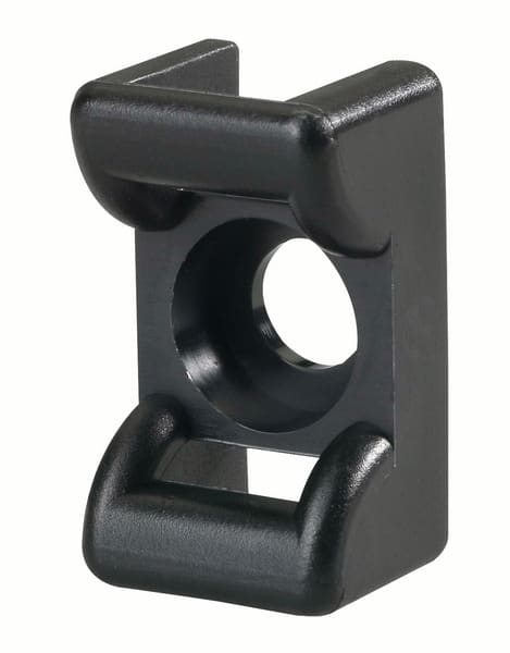 HELLERMANNTYTON - Befestigungssockel 18x12 mm, UV-witterungsstabil, schwarz