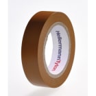 HELLERMANNTYTON - Isolierband HelaTape 15mm x 10m braun