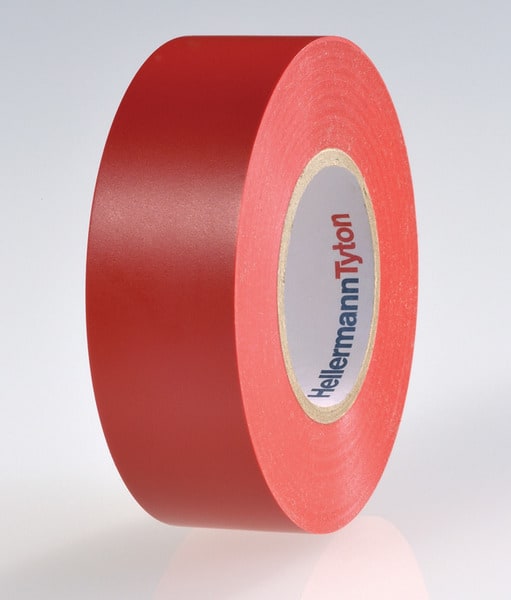HELLERMANNTYTON - Allzweck PVC-Isolierband 19mm x 20m rot