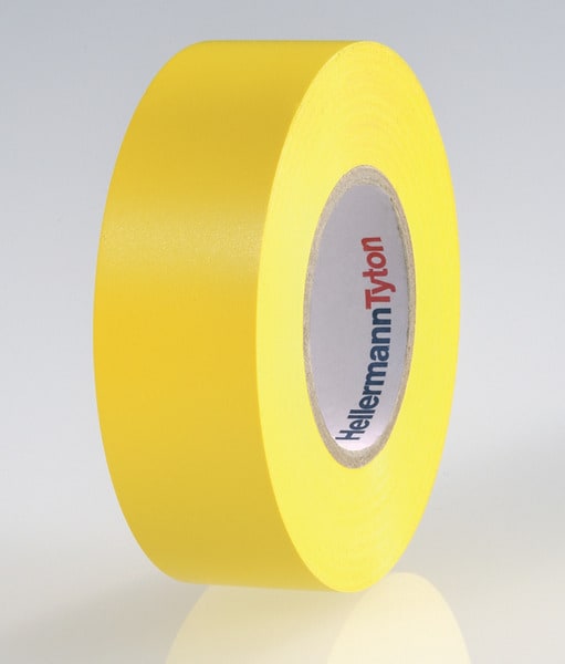 HELLERMANNTYTON - Allzweck PVC-Isolierband 19mm x 20m gelb