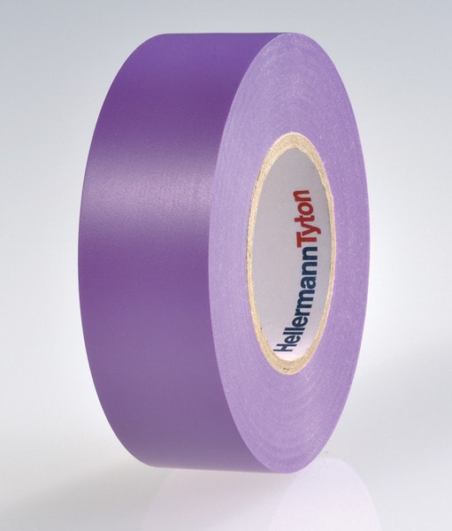 HELLERMANNTYTON - Allzweck PVC-Isolierband 19mm x 20m violett