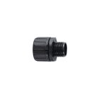 HELLERMANNTYTON - HelaGuard Gerade Kunststoffverschraubung schwarz, Nennmaß: 21mm, M20
