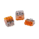 HELLERMANNTYTON - Verbindungsklemme 3 pol 0,5-2,5mm² starre Leiter/1,0-2,5mm² mehradr. Leiter, or