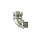 HELLERMANNTYTON - 90°-Metallverschraubung mit starrem Außengewinde, 32 mm, M32
