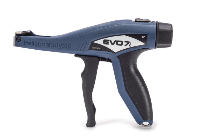 HELLERMANNTYTON - Verarbeitungswerkzeug EVO7iSP für eine Kabelbinderbreite bis 4,8mm