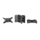 HELLERMANNTYTON - Abstandhalter für Kabelbinder Endlosband 30,5x53,3 mm, PP, schwarz