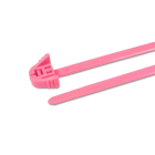 HELLERMANNTYTON - Kabelbinder lösbar 305 x4,7 mm, pink fluoreszierend