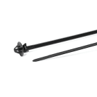 HELLERMANNTYTON - Befestigungsbinder 158,8 x4,6 mm, Spreizanker, hitzestabil, schwarz