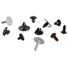 HELLERMANNTYTON - Blindstopfen für Blechstärke 2,5 - 8 mm, Befestigungsloch 7,05 - 7,25 mm, schlagzäh, schwarz