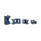 HELLERMANNTYTON - Befestigungssockel detektierbar 24,8x14,3 mm, blau