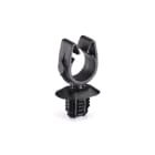 HELLERMANNTYTON - Harness Clip, offen, Ovalloch, Lamellenfuß, schwarz