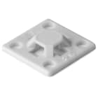 HELLERMANNTYTON - Klebesockel 13x13 mm, weiß