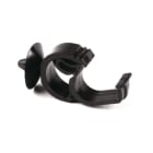 HELLERMANNTYTON - Halteclip 34x10 mm, selbstverschließend, hitzestabil, schlagzäh, schwarz