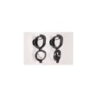 HELLERMANNTYTON - Befestigungsclip 30x10 mm, Bündeldurchmesser 3-13 mm, selbstverschließend, hitzestabil, schlagzäh, schwarz