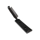 HELLERMANNTYTON - Flachbandkabelhalter 56,5x25 mm, schlagzäh, selbstklebend, schwarz