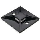HELLERMANNTYTON - Klebesockel 37,7x37,7 mm, schwarz