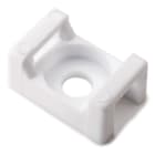 HELLERMANNTYTON - Befestigungssockel für Schraubenbefestigung, Ø3.8 mm, Wmax=5.0mm, #6 (M3) Schraube, L=14.7mm, H=6.90mm, weiß, 100ST