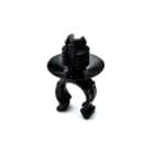 HELLERMANNTYTON - Wellrohrhalter 22,7x8 mm, Lamellenfuß, hitzestabil, schlagzäh, schwarz