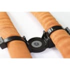 HELLERMANNTYTON - 2-teiliger Befestigungsbinder zum Schrauben, Schwerlastanwendung, PA66W/PA66HS, schwarz
